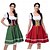 economico Dirndl-Dirndl da Donna Oktoberfest Birra Trachtenkleider Fanciulla Bavarese Tedesca Wiesn Stile Tradizionale Vestito di Stoffa per Oktoberfest