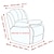 economico Poltrone reclinabili e poltrone wingback-fodera per poltrona reclinabile elasticizzata con motivo floreale fodera in tessuto di alta qualità con design elastico per una vestibilità perfetta e una protezione elegante dei tuoi mobili
