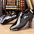 economico Formale-scarpe oxford in vernice da uomo - eleganti scarpe eleganti con lacci e design strutturato per occasioni speciali e di lavoro