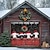 cheap Christmas Garage Door Covers-Christmas Outdoor Garage Door Cover Xmas Banner Highland Cattle Large Christmas Backdrop Decoration for Holiday Outdoor Garage Door Home Wall Decorations