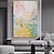 baratos Pinturas Abstratas-Pintura a óleo artesanal tela arte de parede decoração moderna abstrata para decoração de casa pintura enrolada sem moldura não esticada