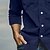 abordables camisa con botones para hombre-Hombre Camisa Camisa de verano Abotonar la camisa Camisa de Pana Negro Blanco Azul Marino Manga Larga Plano Cuello Vuelto Casual Diario Abotonar Ropa Moda Ropa de calle Clásico