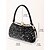 economico Clutch e borsette da sera-pochette da sera da donna con paillettes nere e accenti di perle – borsa glamour per feste, matrimoni ed eventi formali