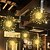 billige Elektrisk støpsel-600 LED Hengefyrverkeri Lys 5 i 1 Stjerneburst Lyslenke Tilkoblebar Utendørs Garlands Hage Bistro Fest Dekor