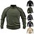 levne Fleece a 3 v 1 bundy-Pánské Polar Dağcı Montu Fleece Zima Venkovní Teplý Yumuşak Pohodlné Fleecové bundy Celý Zip Kempování a turistika cestování Zimní sporty Tmavě šedá Lesní zelená Námořnická modř Σκούρο Χακί Světl
