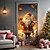 cheap Christmas Door Covers-Christmas Door Decorations Door Covers Xmas Santa Deliver Gift Door Tapestry Door Curtain Decoration Backdrop Door Banner for Front Door Farmhouse Holiday Party Decor Supplies Indoor/Outdoor