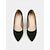 billige Semi-formell-kvinners elegante grønn fløyel blokk hæl pumps - spiss tå kjole sko for kontor, fester og formelle arrangementer