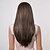 baratos Perucas Sintéticas sem Touca-perucas longas de cabelo sintético em camadas para mulheres com franja
