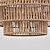 preiswerte Laternen-Design-Boho gewebter Kronleuchter Hängeleuchte Rattan Messing Pendelleuchte Korbholz Leuchte Naturholz 110-240v