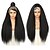 billige Syntetiske trendy parykker-rett pannebånd parykk for kvinner yaki rette parykker med pannebånd kinky afro parykker for svarte kvinner