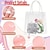 abordables Suministros para la fiesta-20 bolsas de regalo de plástico transparente reutilizables - bolsas de regalo de PVC de primera calidad para fiestas y eventos - duraderas, resistentes al agua y reutilizables (7,87 &quot;x 7,87&quot; x 3,15 &quot;)
