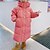 preiswerte Oberbekleidung-Kinder Mädchen Mantel Einfach Streetwear Tasche Urlaub Baumwolle Mantel Oberbekleidung 4-12 Jahre Herbst Schwarz Rosa