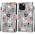 voordelige iPhone-hoesjes-telefoon hoesje Voor iPhone 15 Pro Max Plus Achterkant met standaard met polsband Kaartsleuf Retro TPU PU-nahka