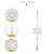 abordables Ornements-Lot de 18 décorations de Noël transparentes à suspendre pour sapin de Noël, glaçons en acrylique transparent et flocons de neige, décorations de Noël à suspendre pour sapin de Noël