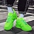 tanie Tenisówki i trampki męskie-męskie neonowozielone sportowe trampki – lekka konstrukcja, odważny styl do biegania, uprawiania sportu i noszenia na co dzień