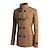 abordables Manteaux &amp; vestes-Homme Caban Trench du quotidien Vacances Automne hiver Polyester Chaud Vêtements d&#039;extérieur Vêtement Tenue Mode Classique Plein Poche Mao Double Boutonnage