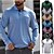 abordables Polo classique pour homme-Homme POLO Tee Shirt Golf Casual Des sports Revers manche longue Mode basique Couleur unie Bouton Printemps &amp; Automne Standard Bleu Ciel Vert Armée Gris foncé Bleu Clair Rouge rétro Abricot POLO