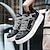 preiswerte Lässige Sneakers-Grüne High-Top-Sneaker für Herren mit mehrfarbigen Schnürsenkeln und Klettverschluss – stylische Casual-Sportschuhe für Streetwear und den Alltag