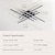 billige Dæmpbart loftlys-led loftslampe trinløs dæmpning 6 hoveder lineær moderne sputnik lysekrone lang strip semi flush monteret loftslampe armatur minimalistiske lysekroner loftslamper til spisestue soveværelse køkken