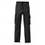 baratos Calças Cargo-Homens Calças Cargo Calças Com Cordão Cintura elástica Bolso multi Bloco de cor Vestível Diário Ao ar livre Acampar e Caminhar Moda Clássico Branco-Preto Cinza Claro