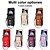 abordables Coques Samsung-téléphone Coque Pour Samsung Galaxy Z Flip 7 Z Flip 6 Z Flip 5 Z Flip 4 Z Flip 3 Coque Arrière Support Anneau avec Lanière Avec Dragonne Rétro TPU faux cuir