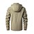 preiswerte Fleece &amp; 3 in 1 Jacken-Herren Fleecejacke für Wanderer Winter Draussen Patchwork warm Fleece-Futter Vliesjacken Voller Reißverschluss Klettern Camping / Wandern / Höhlenforschung Reisen Schwarz Armeegrün Khaki Dunkelblau