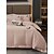baratos Coleção de elite-Conjunto de cama com capa de edredom de 4 peças, 100% algodão orgânico, tecido macio e respirável, inclui capa de edredom e fronhas para um sono confortável