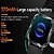 cheap Smartwatch-T26 Smart Watch 1.96 inch Smartwatch Fitness Running Watch Bluetooth Temperature Monitoring Pedometer Call Reminder Compatible with Android iOS Women Men Long Standby Hands-Free Calls Waterproof IP68