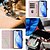 cheap Samsung Cases-Phone Case For Samsung Galaxy S24 Ultra Plus S23 S22 S21 S20 Ultra Plus FE A55 A35 A25 A15 5G A73 A53 A33 A23 A13 A72 A52 A42 A32 A22 A12 A02 S25 Ultra Wallet Case Magnetic with Wrist Strap Kickstand