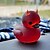 billige Festartikler-mini lil&#039; devil ducky - 3d-printet gotisk mørk satanisk andestatue til dekoration af bilens instrumentbræt, mini-skrivebordsgave og biltilbehør - unik djævelsk samlerfigur med livlige røde øjne