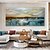 baratos Pinturas de Paisagens-Mintura artesanal paisagens marinhas pinturas a óleo sobre tela arte de parede decoração moderna paisagem abstrata imagem para decoração de casa rolou sem moldura pintura não esticada