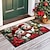 abordables tapis et nattes de Noël-décorations de Noël paillasson bonhomme de neige tapis de cuisine tapis de sol tapis antidérapant tapis résistant à l&#039;huile tapis intérieur extérieur décor de chambre tapis de salle de bain tapis