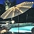 economico Striscie luci ad energia solare-Luce solare da tenda a 104 LED con telecomando ideale per il campeggio natalizio&amp;amp;avventura in spiaggia