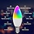 economico Luci intelligenti-lampada a candela wifi intelligente tuya e14 app intelligente telecomando lampadina a led 1/4/6 pezzi 85-265 v