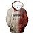 baratos Moletons-dia das Bruxas Estou bem Moletom Pullover Anime 3D Bolso frontal Arte Gráfica Para Casal Homens Mulheres Adulto Dia Das Bruxas Carnaval Baile de Máscaras Impressão 3D Festa Casual / Diário