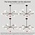 abordables Suspension-Lampe suspendue industrielle pour restaurant, tête à joint universel, douille d&#039;ampoule rotative réglable, luminaire de plafond industriel rétro, hauteur réglable 85-265 V