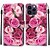 voordelige iPhone-hoesjes-telefoon hoesje Voor iPhone 14 Pro Max Plus 13 12 11 Pro Max Achterkant met standaard met polsband Kaartsleuf Retro TPU PU-nahka