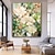economico Quadri fiori/botanica-pittura a olio fatto a mano impressionismo dipinti floreali dipinti a olio fatti a mano fiori pittura astratta rosa fiore pittura paesaggio floreale arte murale tela pittura primaverile per soggiorno