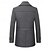 abordables Manteaux &amp; vestes-Homme Caban Trench du quotidien Vacances Automne hiver Polyester Chaud Vêtements d&#039;extérieur Vêtement Tenue Mode Classique Plein Poche Revers fermeture Éclair