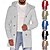 abordables Manteaux &amp; vestes-Homme Caban Trench du quotidien Vacances Automne hiver 50% coton Chaud Vêtements d&#039;extérieur Vêtement Tenue Mode Classique Plein Poche Capuche Double Boutonnage