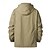 tanie Fleece i kurtki 3 w 1-Męskie Kurtka Softshell Kurtka turystyczna Na wolnym powietrzu Odporność na wiatr Wodoszczelny Kurtka wiatrówka Podróżowanie Khaki Ciemnoniebieski Szary