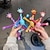 abordables Jouets de farces et de gags-Lot de 4 jouets extensibles en forme de girafe avec ventouse, tube extensible de forme variée, décompression, nouveauté, jouets éducatifs pour enfants, cadeau d&#039;Halloween et de Noël