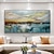 baratos Pinturas de Paisagens-Mintura artesanal paisagens marinhas pinturas a óleo sobre tela arte de parede decoração moderna paisagem abstrata imagem para decoração de casa rolou sem moldura pintura não esticada
