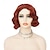 voordelige Historische pruiken-Korte 1920s Wigs voor Vrouwen Finger Wave Natuurlijke Synthetische Haar Wig Dama Cosplay Carnaval Kostuum Flapper Wig Halloween Wigs