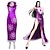 billiga Animekostymer-One Piece Boa Hancock Animé Klänningar Cosplay-kostym Kläder Cosplay-kostymer Karnival Maskerad Klänning Örhängen Till Dam Vuxna