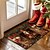billige juletepper og matter-julepynt dørmatte nøtteknekkere kjøkkenmatte gulvmatte sklisikre teppe oljetett teppe innendørs utendørs matte soveromsdekor baderomsmatte inngangsteppe