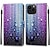 voordelige iPhone-hoesjes-telefoon hoesje Voor iPhone 15 Pro Max Plus Achterkant met standaard met polsband Kaartsleuf Retro TPU PU-nahka