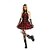 voordelige Jurken-Punk &amp; Gothic Steampunk Jurken Accessoireset Gothic meisje Geruit Kostuum Dames Halloween Carnaval Feest Volwassenen Kleding Meer Accessoires
