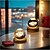 abordables 123496-Lumineux planétaire galaxie boule de cristal veilleuses usb puissance blanc chaud lampe de chevet noël enfant cadeau lampe de nuit