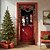 cheap Christmas Door Covers-Christmas Door Decorations Door Covers Horses Door Tapestry Door Curtain Decoration Backdrop Door Banner for Front Door Farmhouse Holiday Party Decor Supplies Indoor/Outdoor